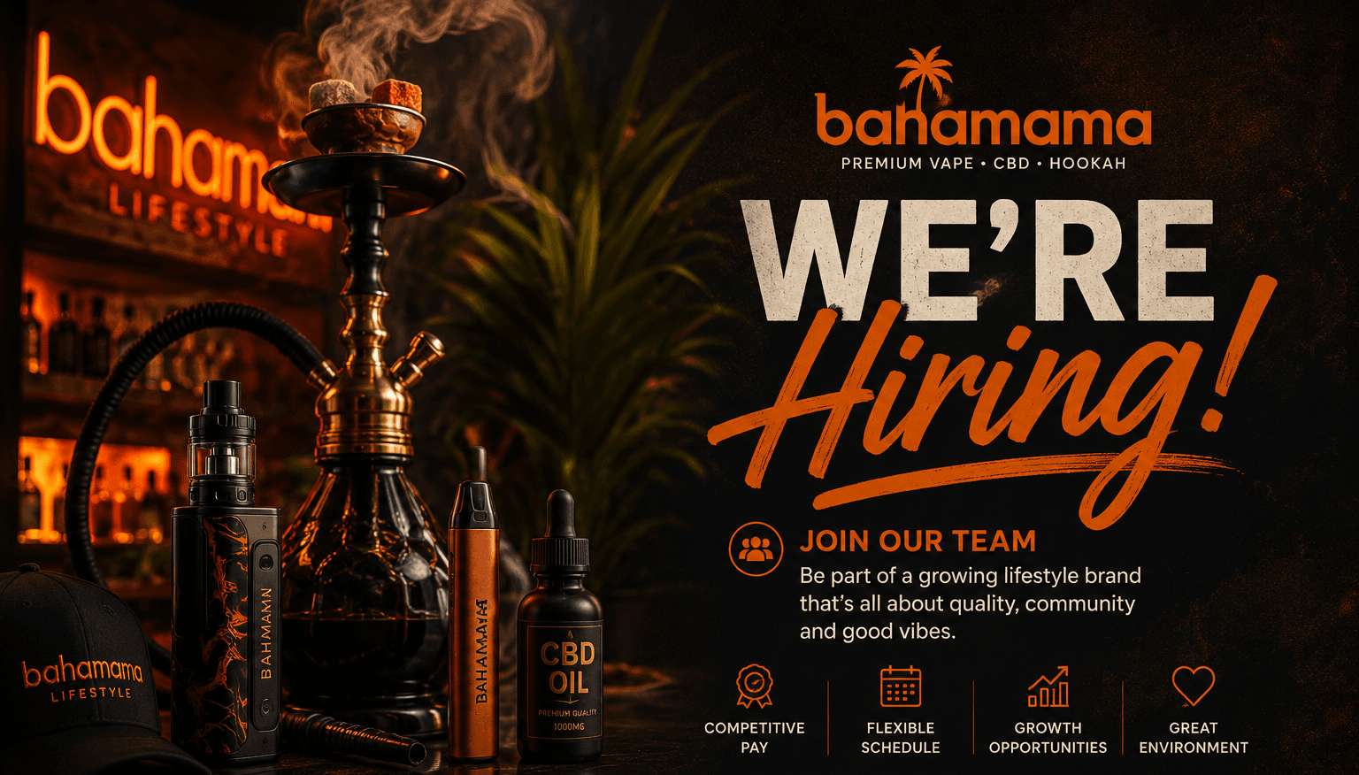 Join the Bahama Mama Team